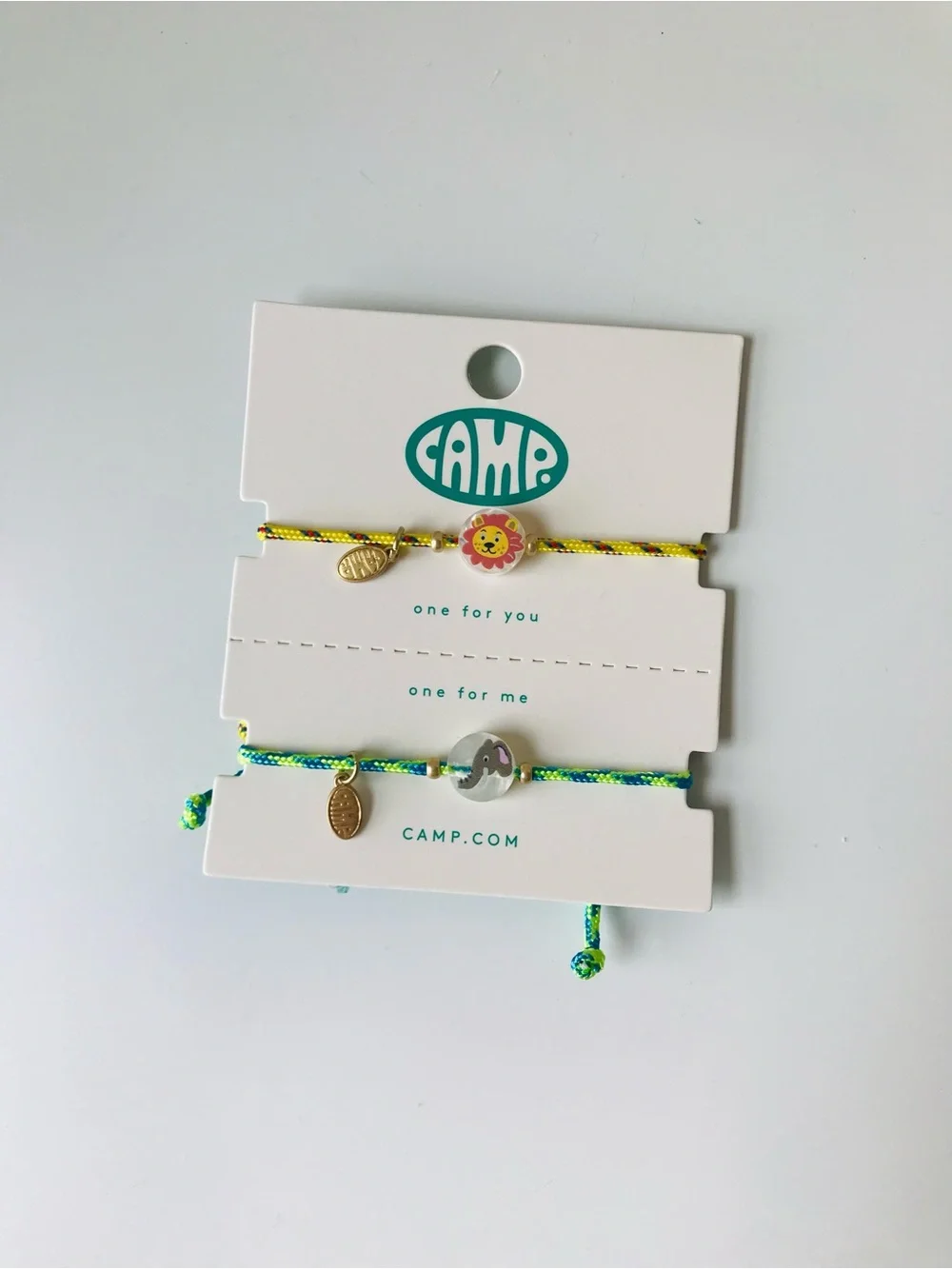 CAMP Charm Bead Braided Friendship Bracelet Set NWT
